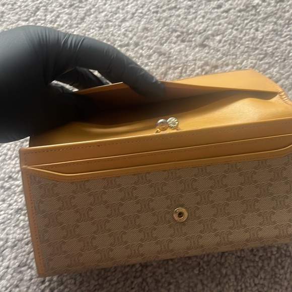 Vintage Celine White Macadam print wallet - Picture 6 of 9